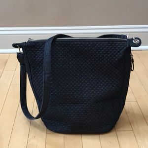 Vera Bradley Shoulder bag or purse - Carson Mini Hobo black microfiber